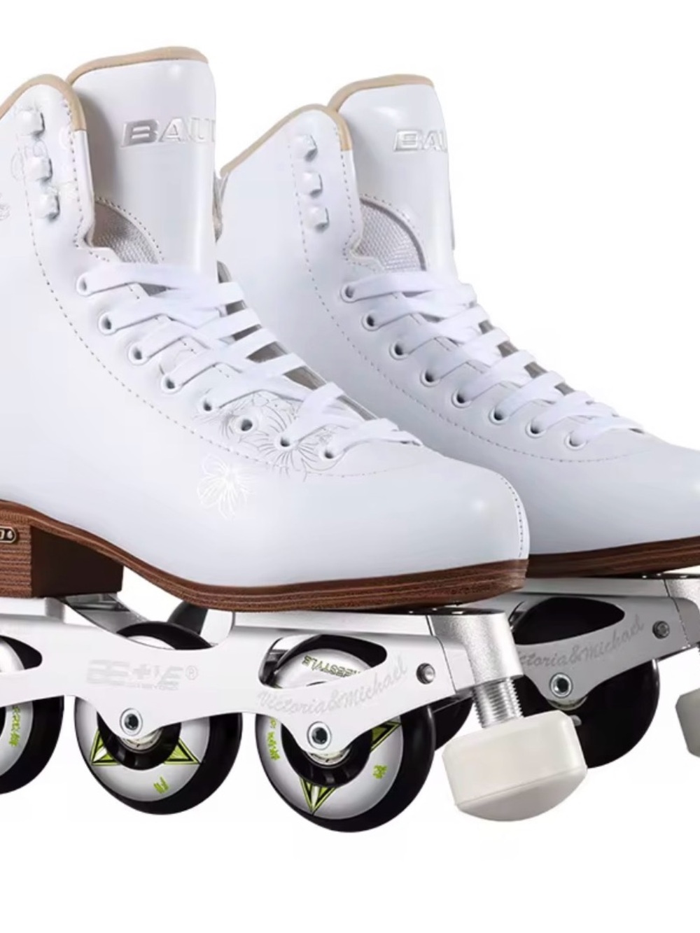 Artistic inline roller skates